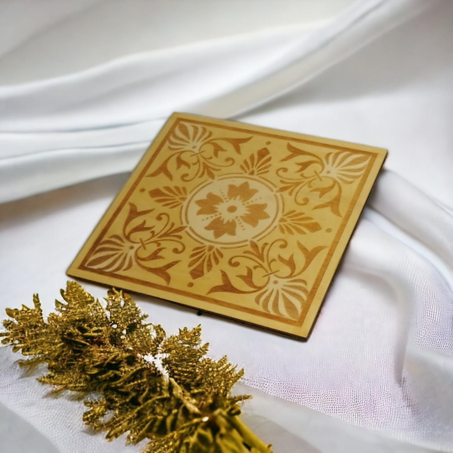 Pot Holder Portuguese Tiles - Minimalism - Wood - Handmade Gift - Housewarming - Wood Kitchenware-0